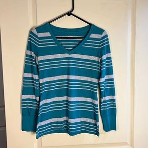 Woman’s Striped Long Sleeve Shirt